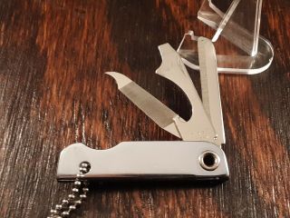 Bassett Multi Tool Knife Made In Usa Vintage Keychain Detroit Diesel Allison