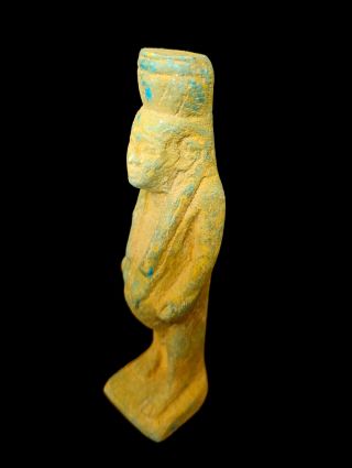 Ancient Egyptian Woman With Shape Of Taweret Antique Statue Middle Kingdom Bc