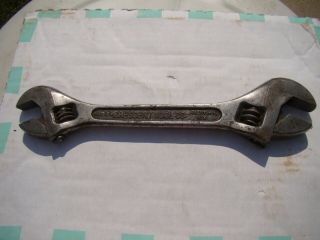 Vintage Crescent Tool Co 8 - 10 Double End Adjustable Wrench Jamestown Ny Usa Vhtf