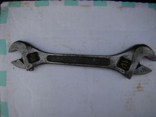 Vintage CRESCENT Tool Co 8 - 10 Double End Adjustable Wrench Jamestown NY USA VHTF 2