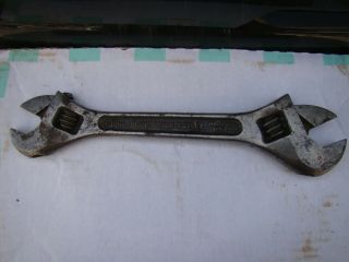 Vintage CRESCENT Tool Co 8 - 10 Double End Adjustable Wrench Jamestown NY USA VHTF 3