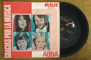 Abba - Gracias Por La Musica / Dame Dame Dame - Rare Bolivia 7 "