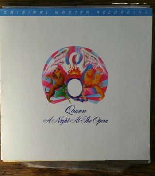 Nm Queen A Night At The Opera Lp Mfsl 1 - 067 A1 B1 Freddy Mercury Gatefold 1982