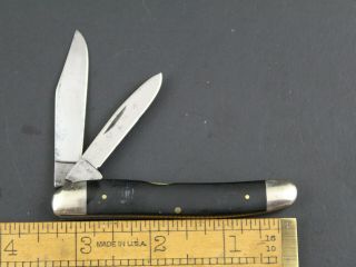 Case XX 1975 22087 Rubber Handle Medium Texas Jack w Two Blades Pocket Knife 905 2