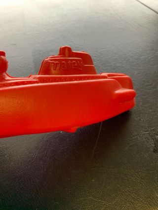Vintage Red Blow Mold toy boat plastic MATEY premium toy bubble bath 3