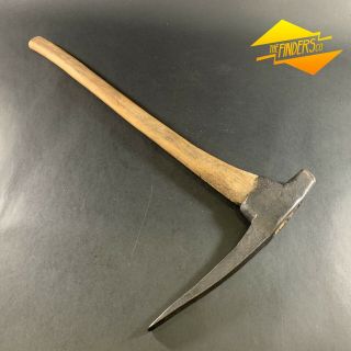 Awesome Antique Ballarat Pattern Miners Pick Axe C.  1900 Gold Rush Prospecting