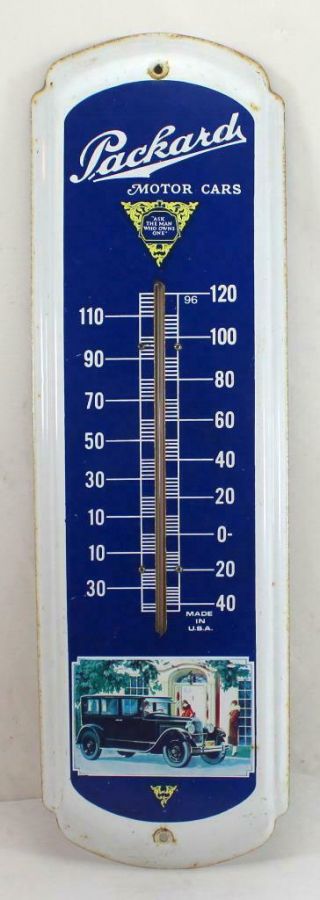 Vintage Packard Motor Cars Thermometer
