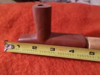 Large Catlinite T Pipe And Stem