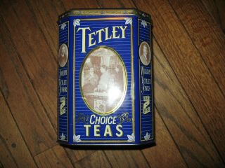 Vintage Tetley Tea Tin - Made In England