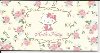 Sanrio Hello Kitty Notepad Checkbook Style From Japan