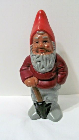Vtg Spalu West Germany Garden Gnome Terracotta