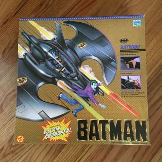 Vintage 1989 Batman Batwing Villain Cruncher Scissor Mechanism By Toy Biz 4418