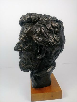Rare 1960 ' s Vintage Abraham Lincoln Head Bust - Austin Products 3