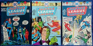 Justice League Of America 122 125 126 - Two - Face Aquaman Dies