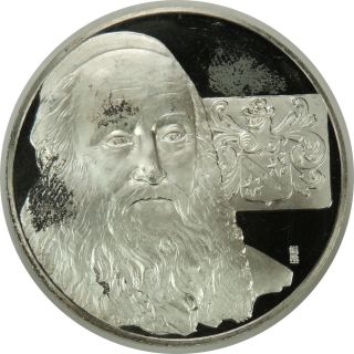 I.  Abravanel 1.  14oz Sterling Silver The Medallic History Of The Jewish People