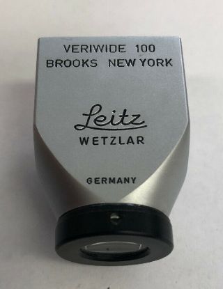 Vintage Leica Leitz Wetzlar Viewfinder Veriwide 100