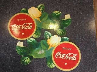 Vintage Coca Cola Festoon Coke Flowers 1930s Soda Fountain