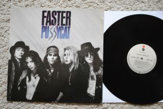 Faster Pussycat 1 X Vinyl Lp Elektra 1987 Kiss