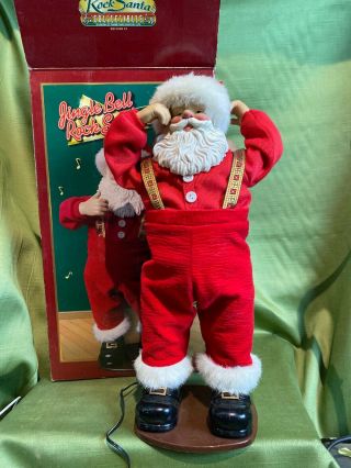 Vtg Jingle Bell Rock Santa Animated Dancing Musical Santa 1998 Edition 1 E3