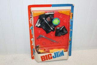 Vintage Mattel Big Jim - Scuba Diving Set - Deluxe Window Box (mib) - 1971