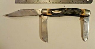 Vintage Imperial 3 Blade Stockman Knife Providence Usa Handle Needs Resto