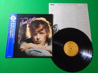 David Bowie - Young Americans / Rare Japan Pressing Vinyl Lp W/obi Rpl - 3049 V42