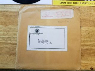 ONE OF A KIND ' 65 MAILER FROM/TO COL.  PARKER Elvis Presley 