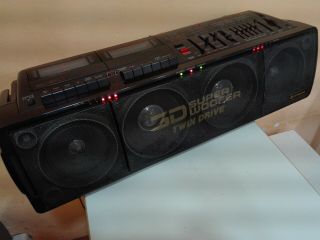 Vintage Radio - Cassette Player/recorder Hitachi Trk - 3d80w From1988