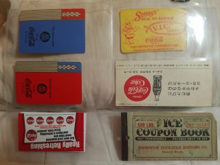 Coca Cola Paper Coupon Stamp Card Japanese Ticket Ice Book