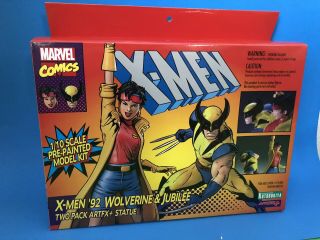 Kotobukiya Artfx Wolverine & Jubilee X - Men ‘92 Prepainted Kit Marvel