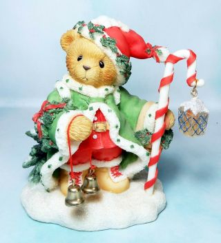 Enesco Cherished Teddies Wolfgang The Spirit Of Christmas Is In All Of Us