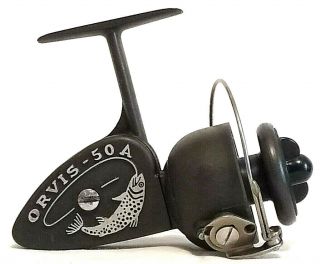 Vintage Orvis 50 - A Spinning Reel.  1695 On Side Of Reel Manufactured Around 1967