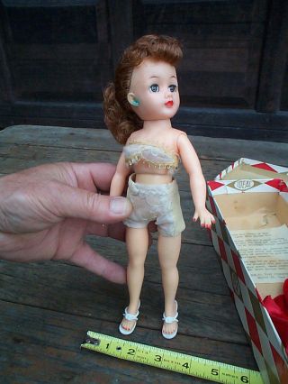 Vintage Little Miss Revlon Doll By Ideal Pony Tail Red Shorts Shoes