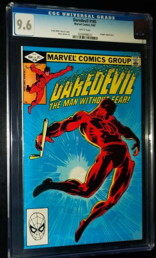 Daredevil 185 1982 Marvel Comics Cgc 9.  6 Nm,