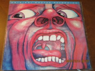 In The Court Of The Crimson King Mfsl 1 - 075 Lp Virgin Vinyl Nm - M,  Pristine Rare