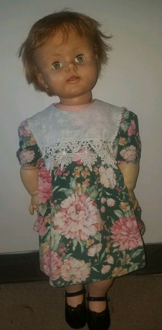 Vintage Ideal Suzy Playpal Doll Patti Baby Sister 28 " Chunky Susie Ob - 28 - 5