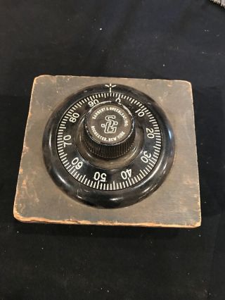 Vintage Sargent & Greenleaf Inc Safe Combination Lock