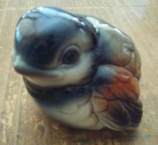 VHTF Vintage Porcelain Goebel BABY Chick Sparrow Bird Figurine WEST GERMANY 2