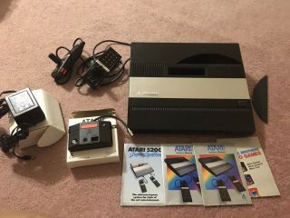 Vintage Atari 5200 Supersystem Console And Adapter,  No Games