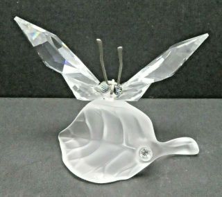 Swarovski Crystal Figurine Animal Butterfly No Box 2.  5 "