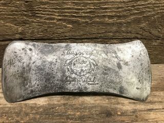 Plumb Anchor Embossed Double Bit Axe Fayette Au - To - Graf Autograph
