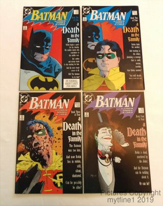 Batman 426,  427,  428 & 429 - Death In The Family - Nm/mt