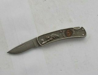 Rare Vintage Buck 825 Folding Pocket Knife Statue Of Liberty Authentic 1986 Look