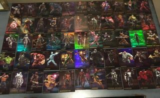 Marvel Contest Of Champions Cards Game Dave Busters Full Foil Set All 75 Cards