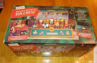 Vintage Mr Christmas Toy Chest With Box