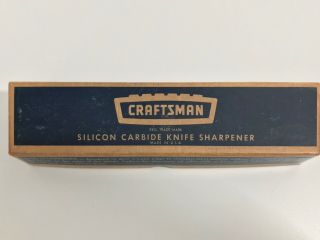 Vtg Sears Craftsman Knife Sharpener And Decal