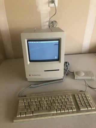 Vintage 1991 Apple Macintosh Fully Mac Classic Mouse Keyboard Modem