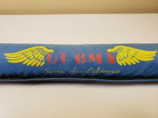 Early Gt Bmx Tube Pad Blue Vintage Old School Performer Bike Pro Tour 1980s