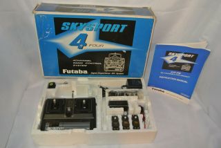 Vintage Futaba Skysport 4 4 - Channel Radio Control System T4vf,  - Old Stock -