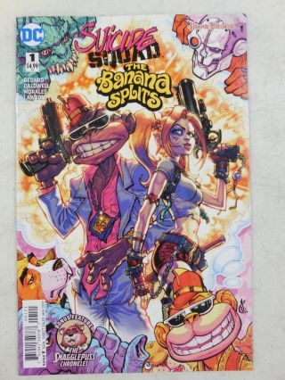 The Banana Splits Suicide Squad 1 Comic - Harley Quinn - Snagglepuss Variant